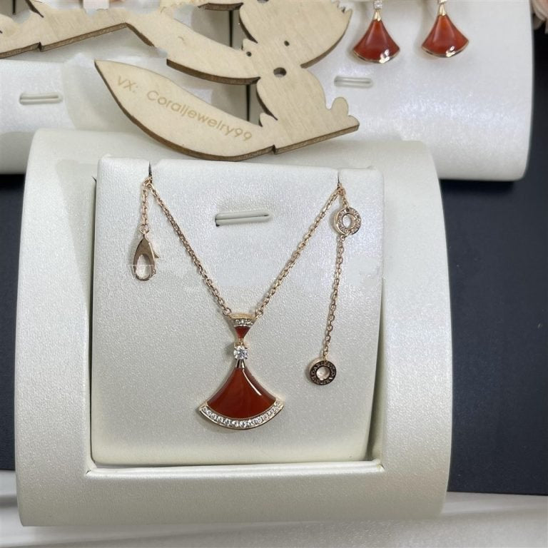 [Ornora Jewelry]DREAM NECKLACE CARNELIAN DIAMOND