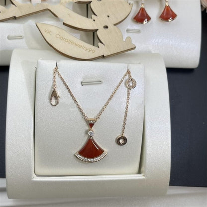 [Ornora Jewelry]DREAM NECKLACE CARNELIAN DIAMOND