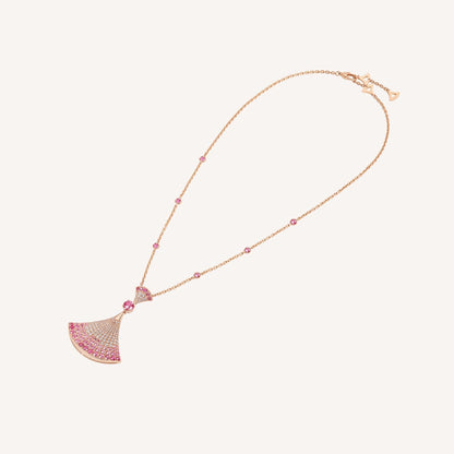 [Ornora Jewelry]DREAM NECKLACK DIAMOND PINK GOLD