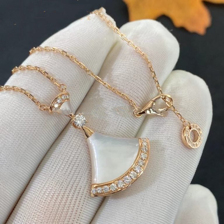 [Ornora Jewelry]DREAM NECKLACE MOP PINK GOLD DIAMOND