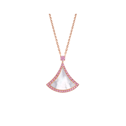 [Ornora Jewelry]DREAM NECKLACE MOP DIAMOND PINK