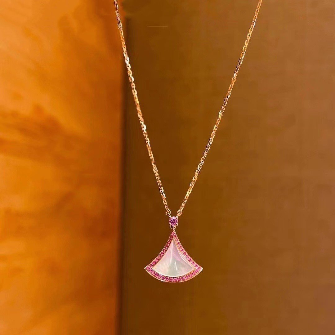 [Ornora Jewelry]DREAM NECKLACE MOP DIAMOND PINK