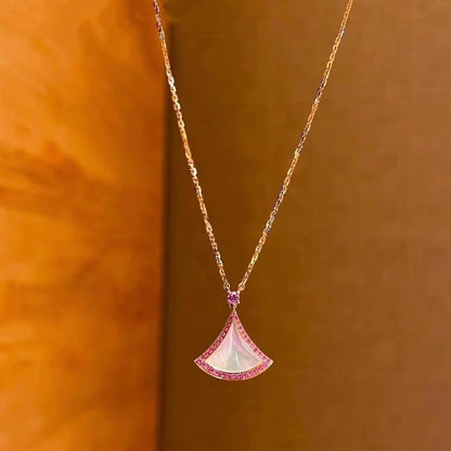 [Ornora Jewelry]DREAM NECKLACE MOP DIAMOND PINK