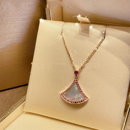 [Ornora Jewelry]DREAM NECKLACE MOP DIAMOND PINK