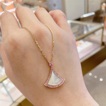 [Ornora Jewelry]DREAM NECKLACE MOP DIAMOND PINK