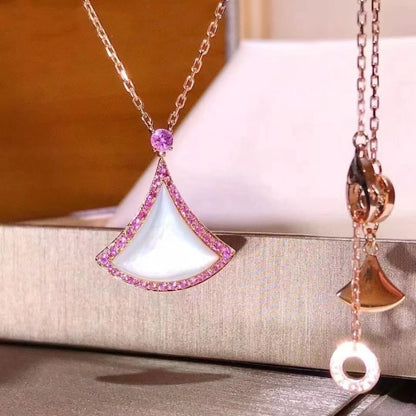[Ornora Jewelry]DREAM NECKLACE MOP DIAMOND PINK