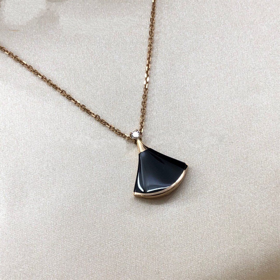 [Ornora Jewelry]DREAM NECKLACE ONYX 1 DIAMOND