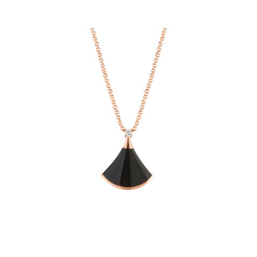 [Ornora Jewelry]DREAM NECKLACE ONYX 1 DIAMOND