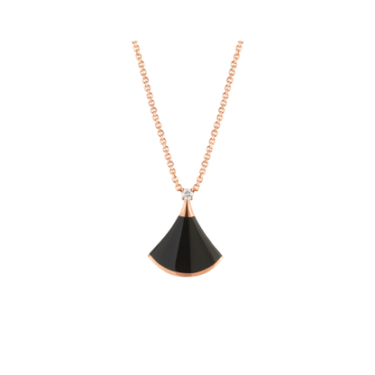 [Ornora Jewelry]DREAM NECKLACE ONYX 1 DIAMOND
