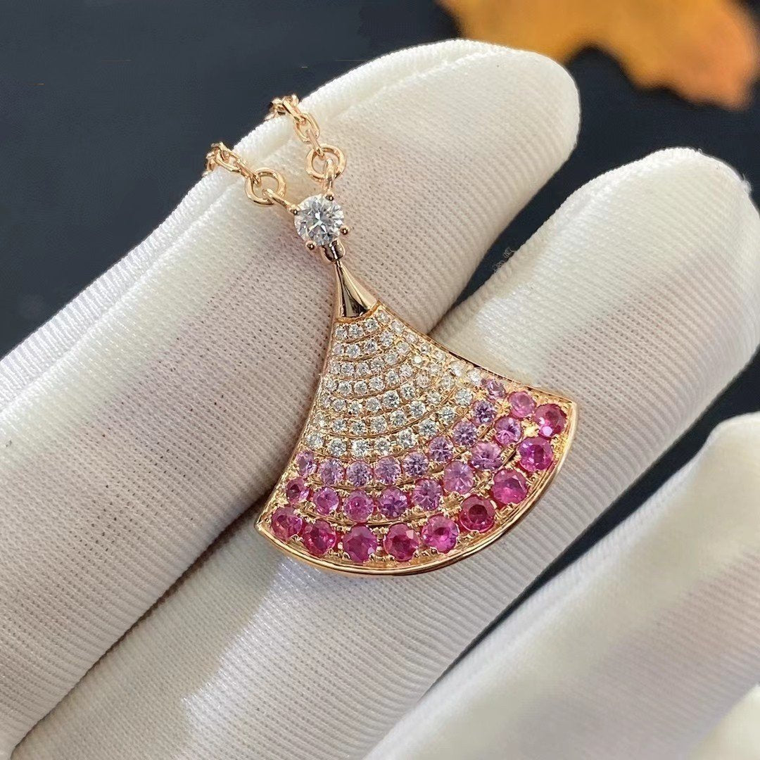[Ornora Jewelry]DREAM NECKLACE PINK GOLD PINK DIAMOND