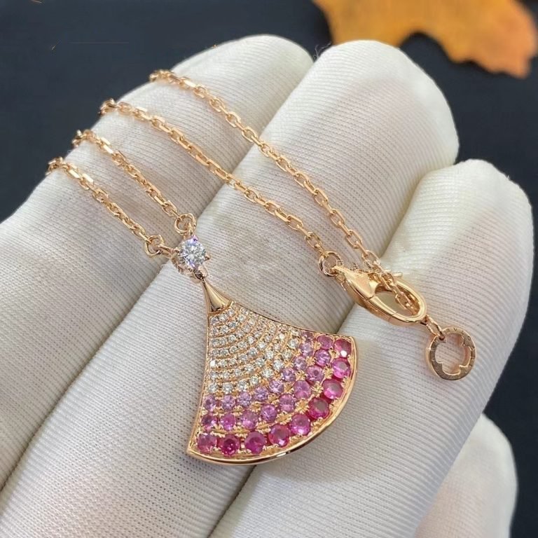 [Ornora Jewelry]DREAM NECKLACE PINK GOLD PINK DIAMOND