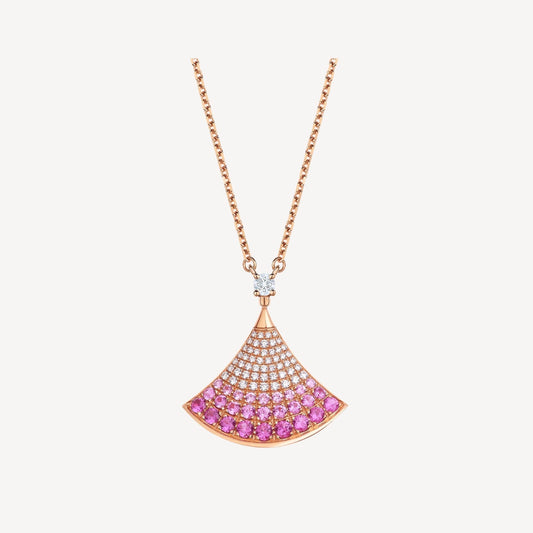 [Ornora Jewelry]DREAM NECKLACE PINK GOLD PINK DIAMOND
