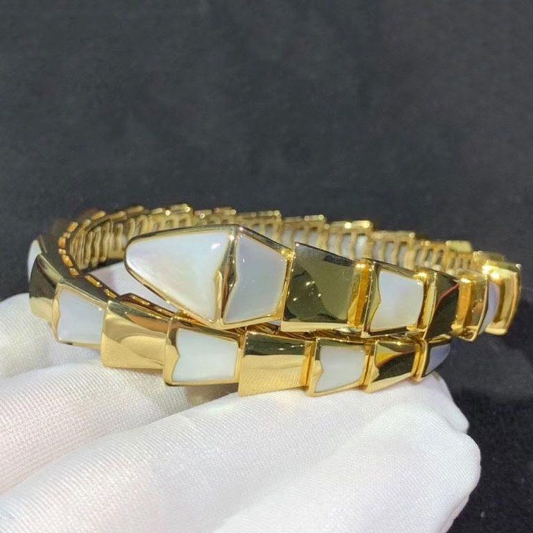 [Ornora Jewelry]SERPENTI BRACELET MOP GOLD