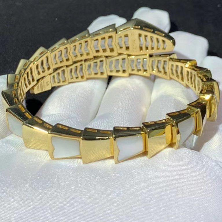 [Ornora Jewelry]SERPENTI BRACELET MOP GOLD