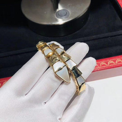 [Ornora Jewelry]SERPENTI BRACELET MOP GOLD