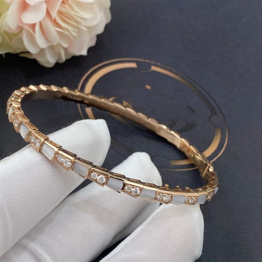 [Ornora Jewelry]SERPENTI BRACELET PINK GOLD MOP DIAMOND