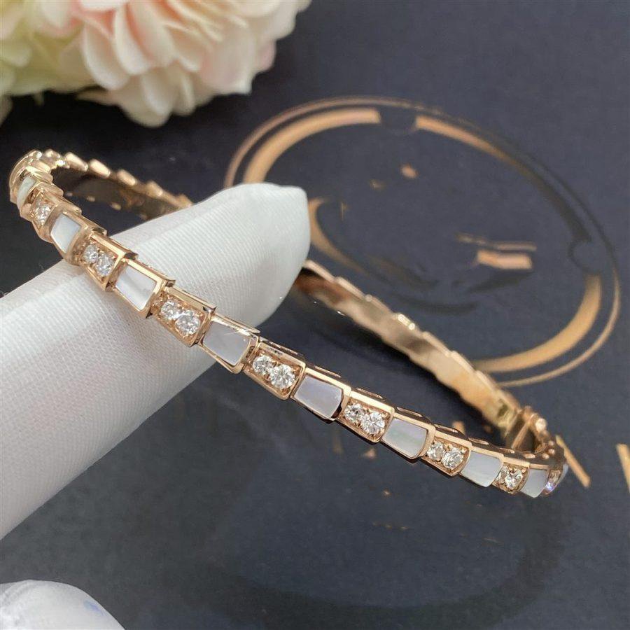 [Ornora Jewelry]SERPENTI BRACELET PINK GOLD MOP DIAMOND