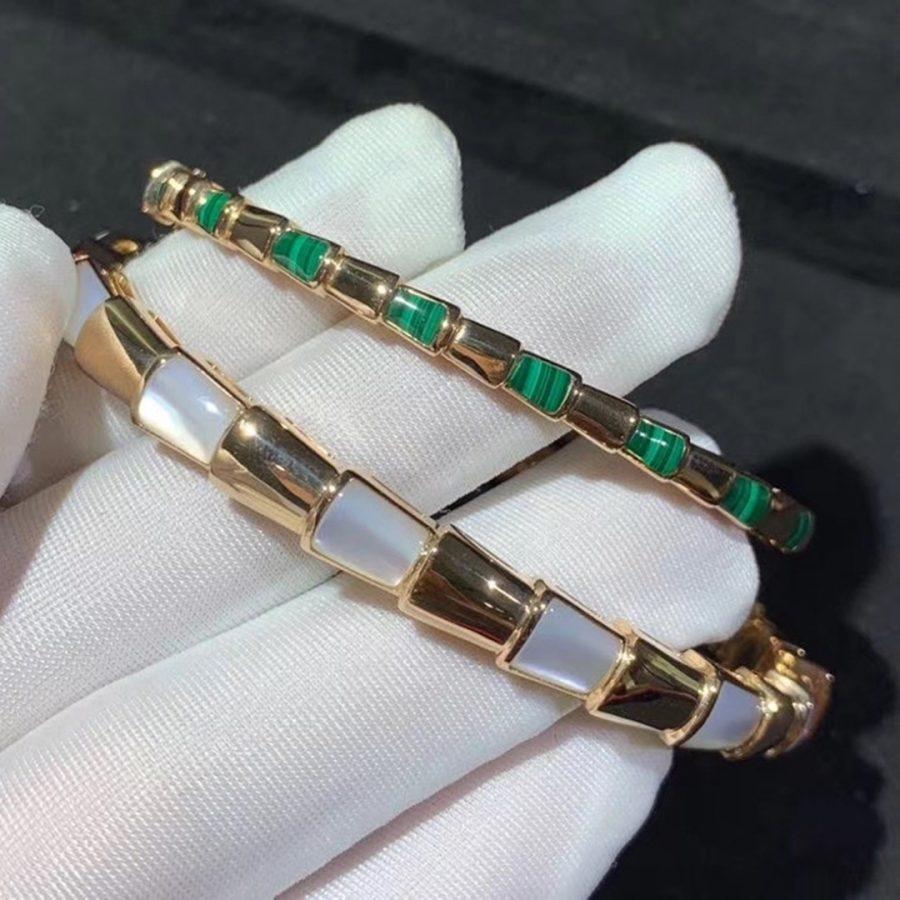 [Ornora Jewelry]SERPENTI BRACELET PINK GOLD MOP