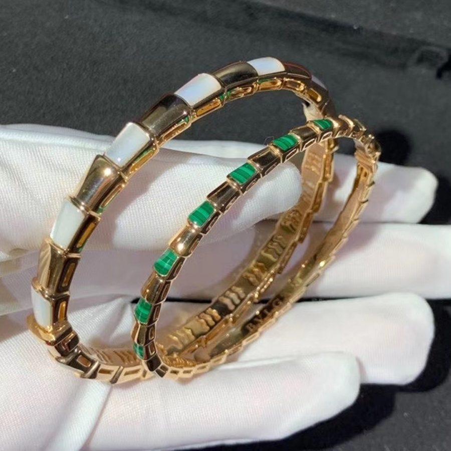 [Ornora Jewelry]SERPENTI BRACELET PINK GOLD MOP