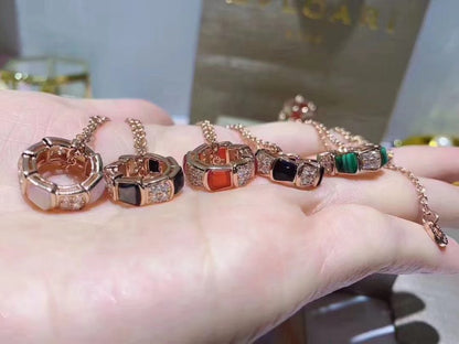 [Ornora Jewelry]SERPENTI PEDANT DIAMOND NECKLACE