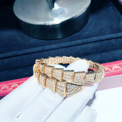 [Ornora Jewelry]SERPENTI BRACELET 8MM PINK GOLD DIAMOND