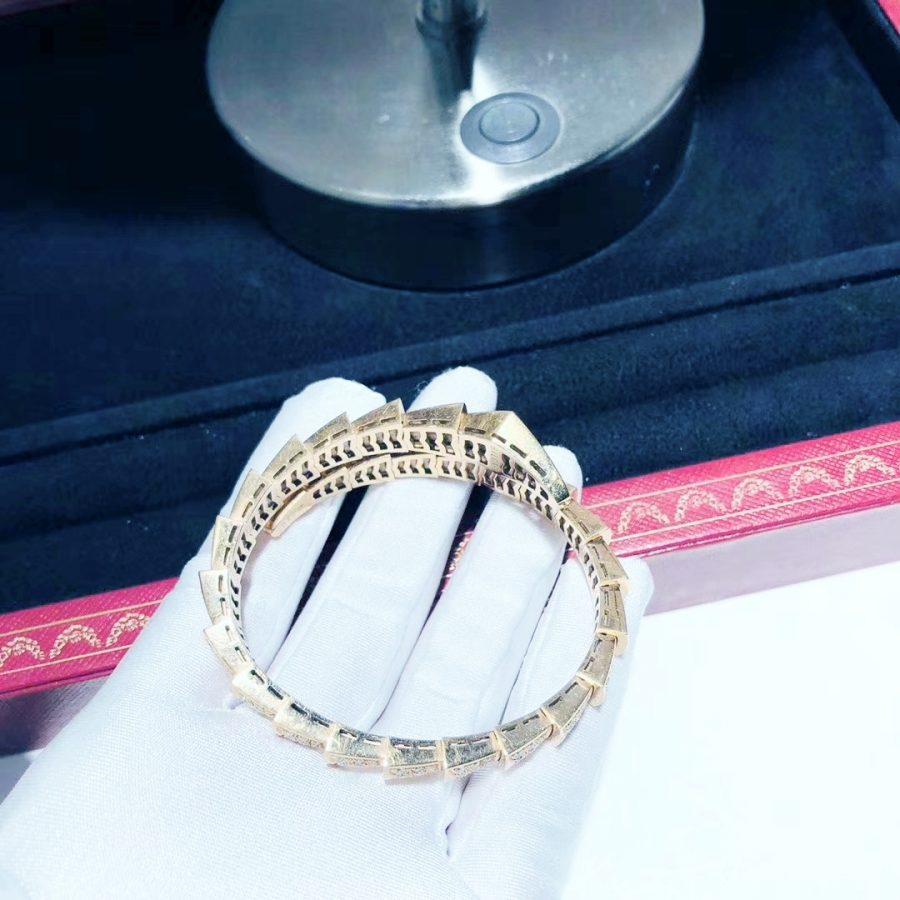 [Ornora Jewelry]SERPENTI BRACELET 8MM PINK GOLD DIAMOND