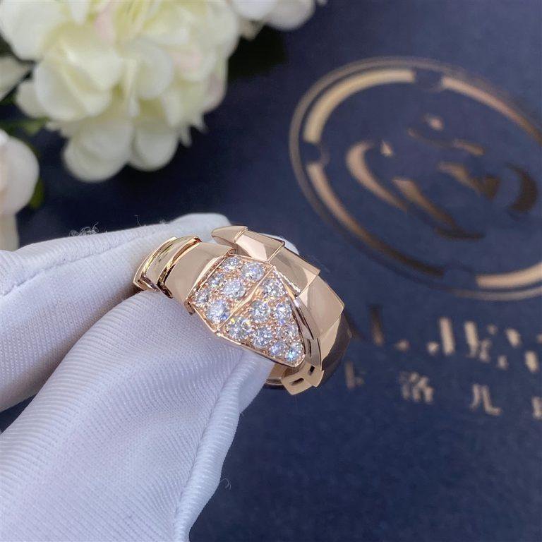 [Ornora Jewelry]SERPENTI RING PINK GOLD DIAMOND