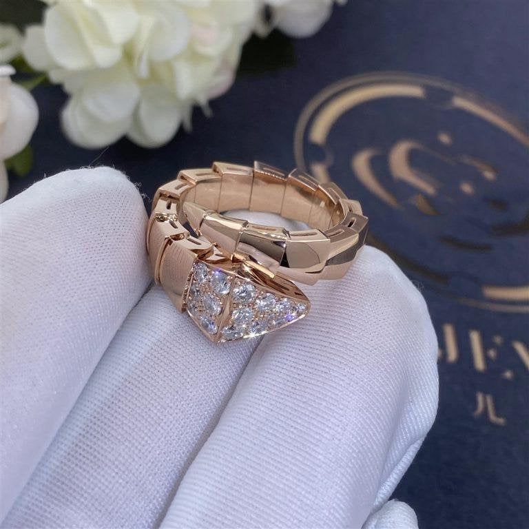 [Ornora Jewelry]SERPENTI RING PINK GOLD DIAMOND