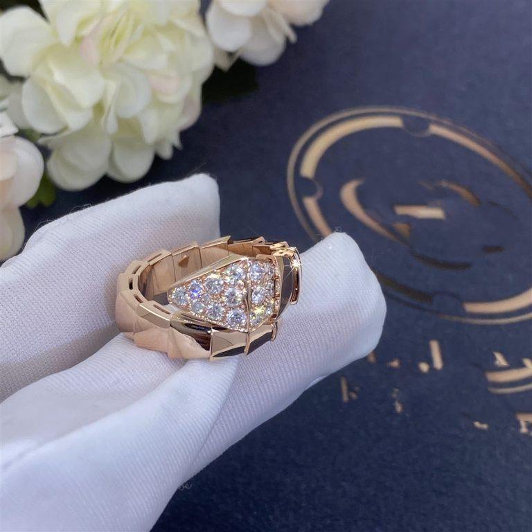 [Ornora Jewelry]SERPENTI RING PINK GOLD DIAMOND