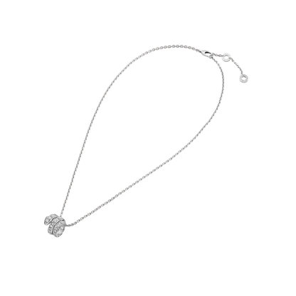 [Ornora Jewelry]SERPENTI  NECKLACE DOUBLE RING DIAMOND