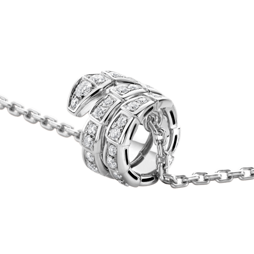 [Ornora Jewelry]SERPENTI  NECKLACE DOUBLE RING DIAMOND