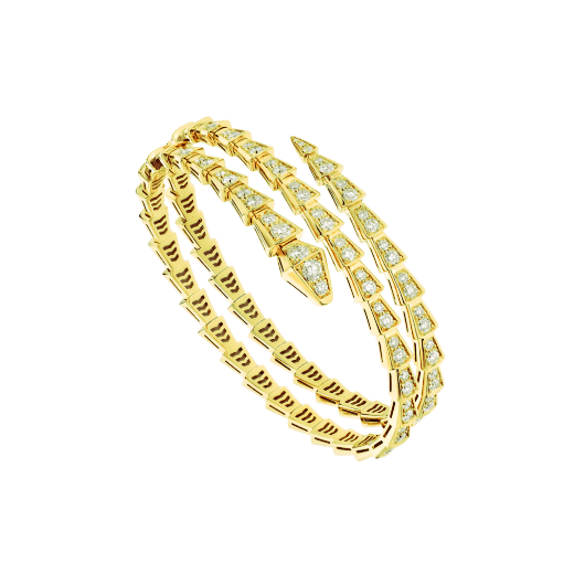 [Ornora Jewelry]SERPENTI BRACELET GOLD DIAMOND DOUBLE ROW