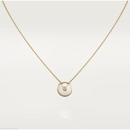 [Ornora Jewelry]AMULETTE ROSE GOLD MOP NECKLACE