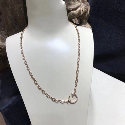 [Ornora Jewelry]JUSTE NECKLACE FULL DIAMONDS