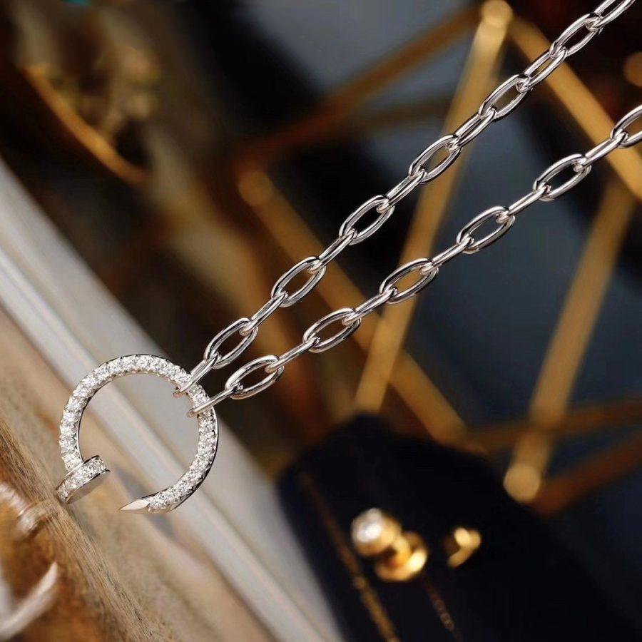 [Ornora Jewelry]JUSTE NECKLACE FULL DIAMONDS