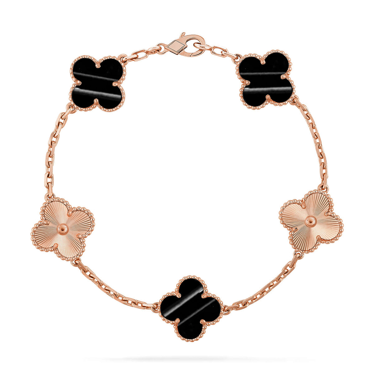 [Ornora Jewelry] CLOVER 5 MOTIF PULSAR STONE BRACELET COLLECTION
