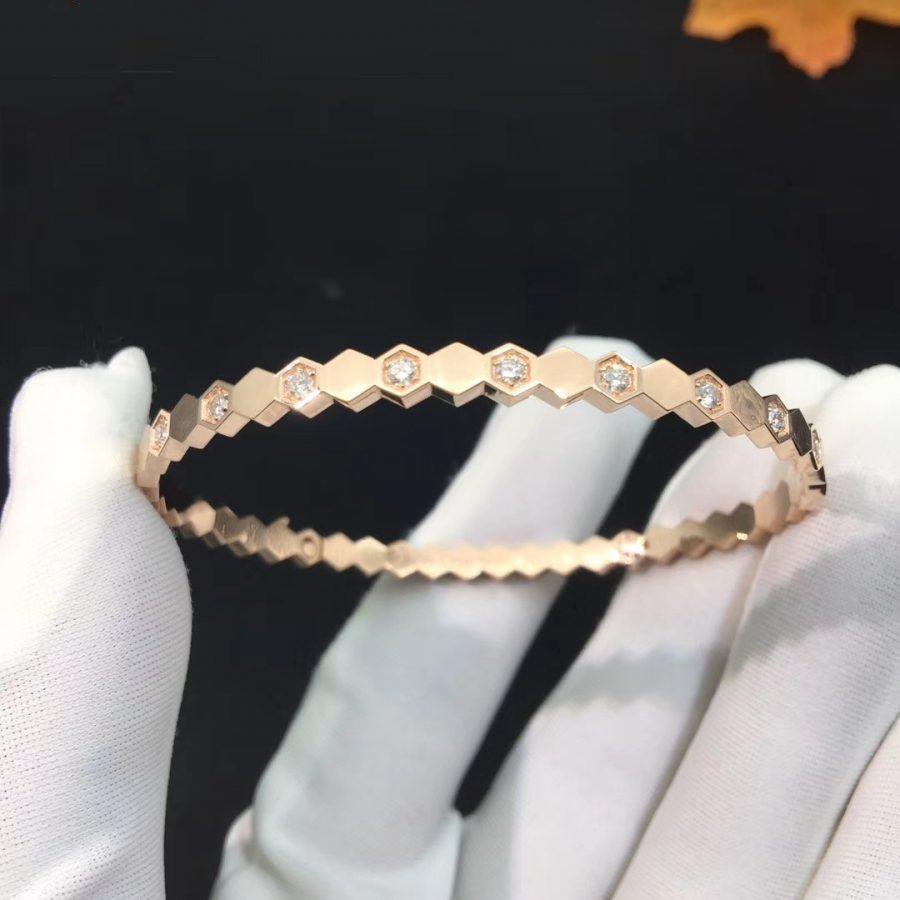 [Ornora Jewelry]BEE LOVE PINK GOLD DIAMOND BRACELET