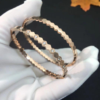 [Ornora Jewelry]BEE LOVE PINK GOLD DIAMOND BRACELET