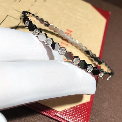 [Ornora Jewelry]BEE LOVE SILVER DIAMOND BRACELET