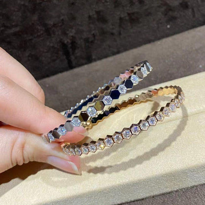[Ornora Jewelry]BEE LOVE GOLD BRACELET FULL DIAMOND