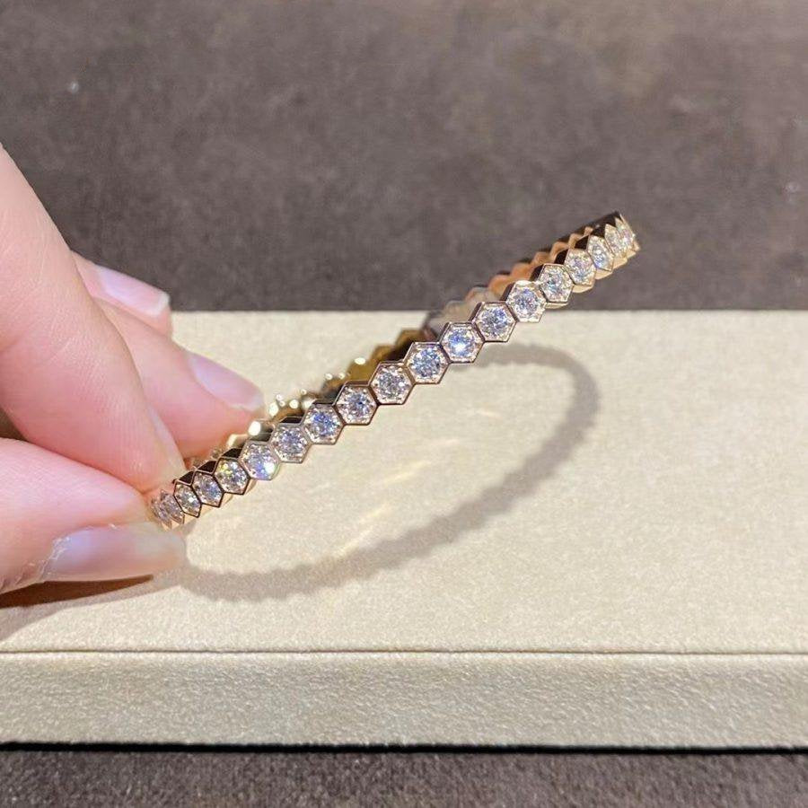 [Ornora Jewelry]BEE LOVE GOLD BRACELET FULL DIAMOND