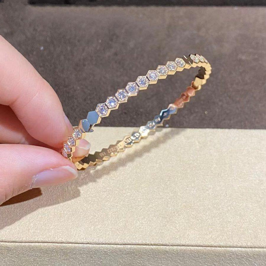 [Ornora Jewelry]BEE LOVE GOLD BRACELET FULL DIAMOND