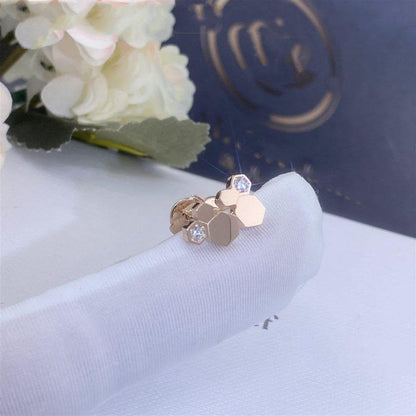[Ornora Jewelry]BEE LOVE PINK GOLD DIAMOND EARRINGS
