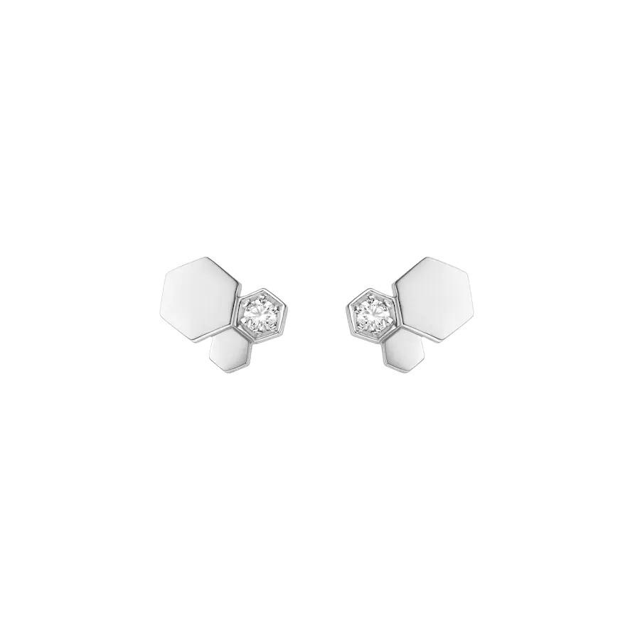 [Ornora Jewelry]BEE LOVE SILVER DIAMOND EARRINGS