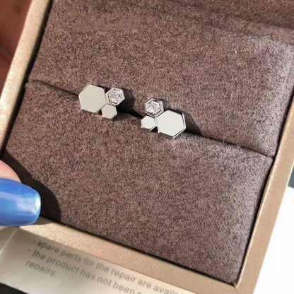 [Ornora Jewelry]BEE LOVE SILVER DIAMOND EARRINGS