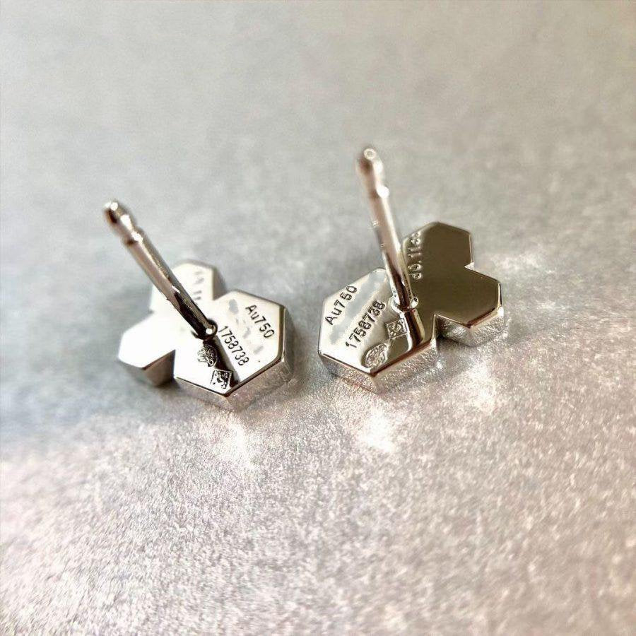 [Ornora Jewelry]BEE LOVE SILVER DIAMOND EARRINGS