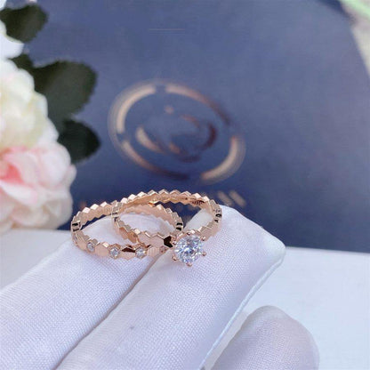 [Ornora Jewelry]BEE LOVE RING PINK GOLD 1 DIAMOND