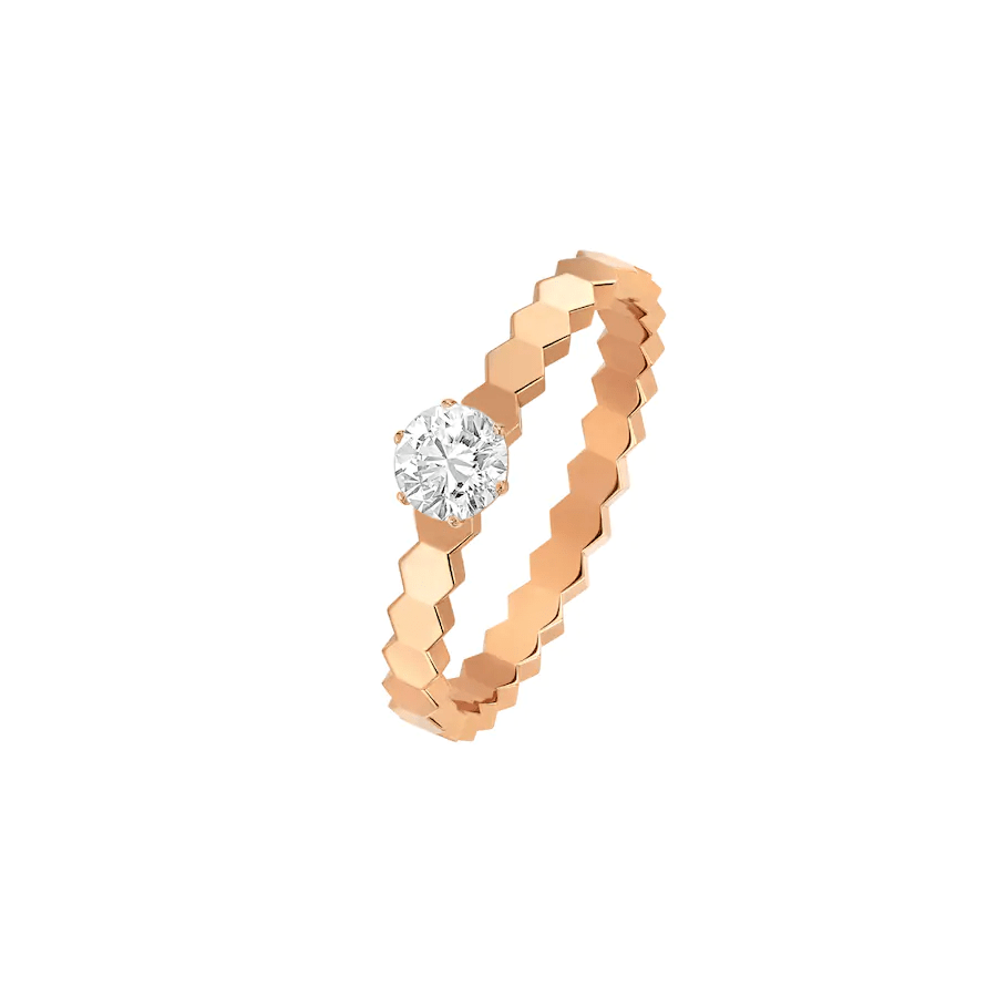 [Ornora Jewelry]BEE LOVE RING PINK GOLD 1 DIAMOND