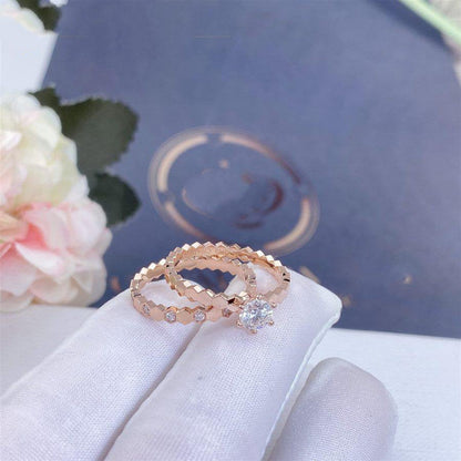 [Ornora Jewelry]BEE LOVE RING PINK GOLD 1 DIAMOND