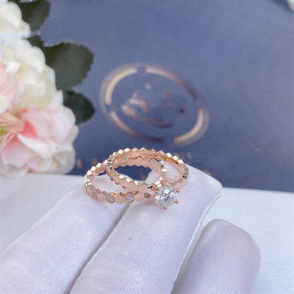 [Ornora Jewelry]BEE LOVE RING PINK GOLD DIAMOND